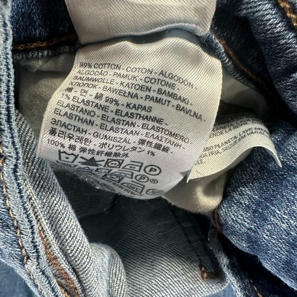 Vintage Levi's Jeans Womens 8 Blue Cotton Denim Skinny Leg Mid-Rise Stretch USA - Picture 7 of 12